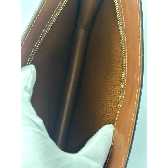 LOUIS VUITTON Monogram Pochette Homme Clutch Hand Bag Vintage Code SL0918 France - Picture 15 of 16